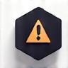 Icon representing the Alpha & Beta Testing phase with a stylized bug or error symbol